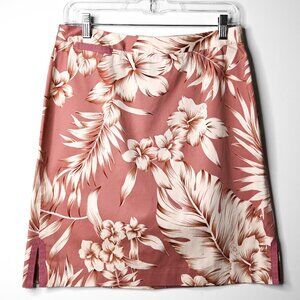 TOMMY BAHAMA Stretch Tropical Print Skirt - Size 8